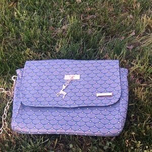 Blue Purse 👜 Seashell 🐚 Fabric Handbag